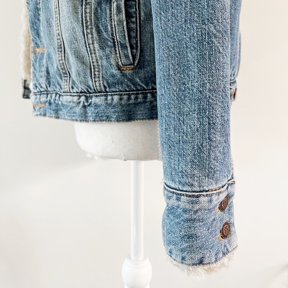 Earl Jean Jackets & Coats Rare Y2k Earl Jean Denim Sherpa Lined